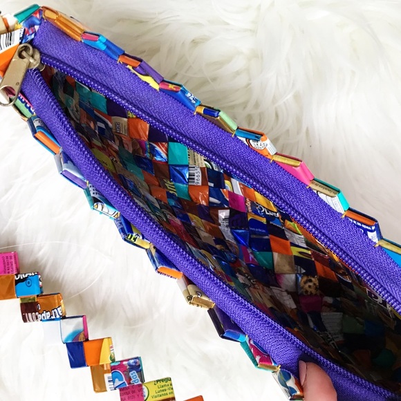 Recycled Wrapper Handbag - Picture 3 of 5